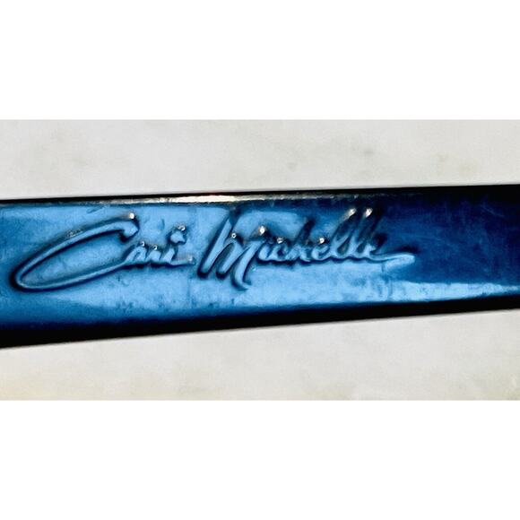 Vintage 1950-1960 Cat Eye Sunglasses Reflective Pearl Frame Pin Up Rockabilly - Picture 11 of 16